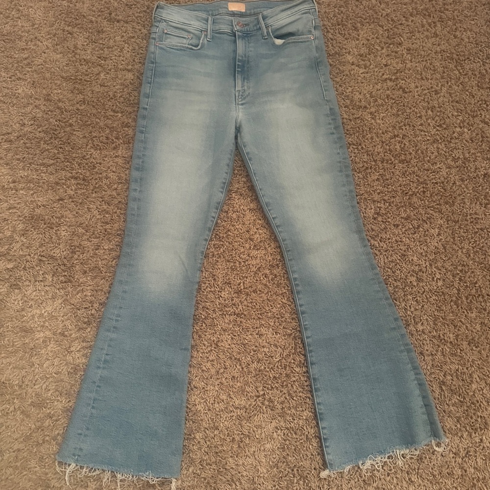 MOTHER The Weekender Fray Jeans sz 30